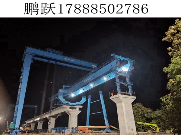 广东梅州铁路架桥机高效作业助力工程提速